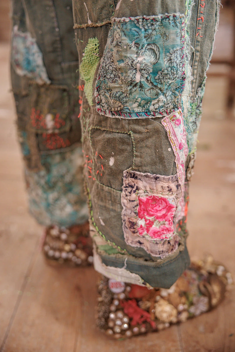 Patchwork Miner Bukser Alger  - Image 14