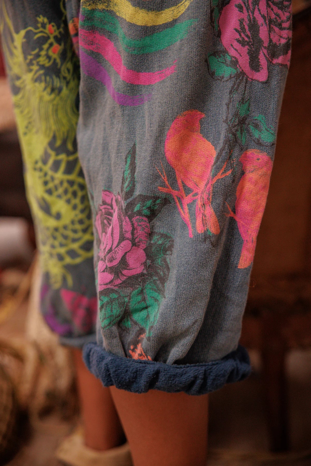 Shorts de survêtement Puff Puff Rainbow Cali Tournesol 