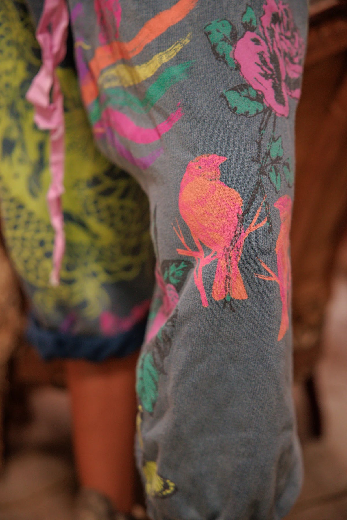 Shorts de survêtement Puff Puff Rainbow Cali Tournesol 