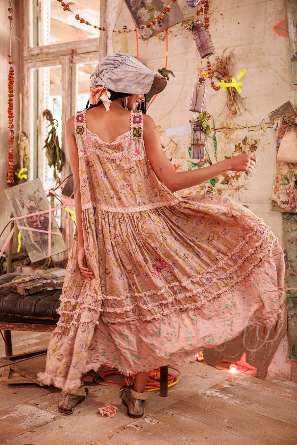 Taya Rose Slip Kleid Lisianthus 