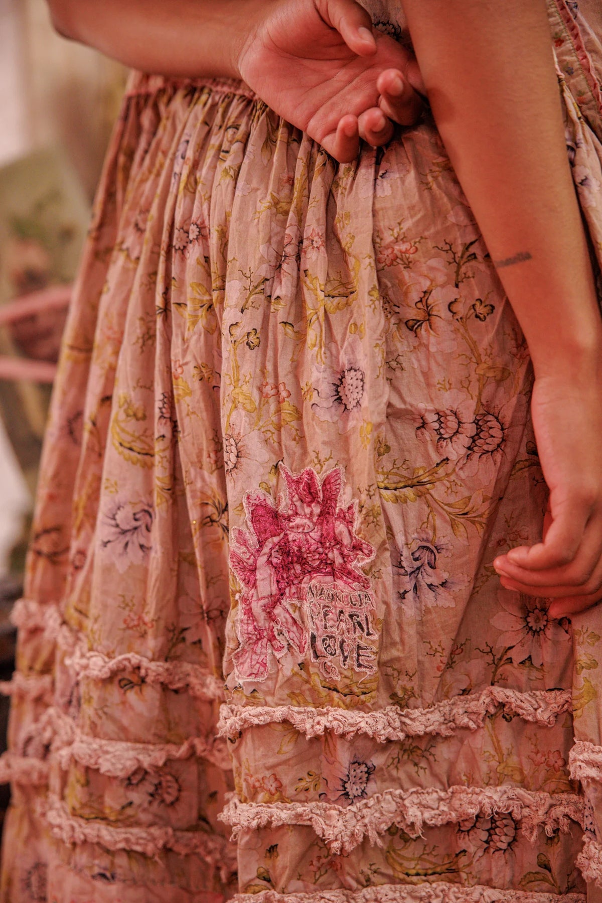 Taya Rose Slip Kleid Lisianthus 