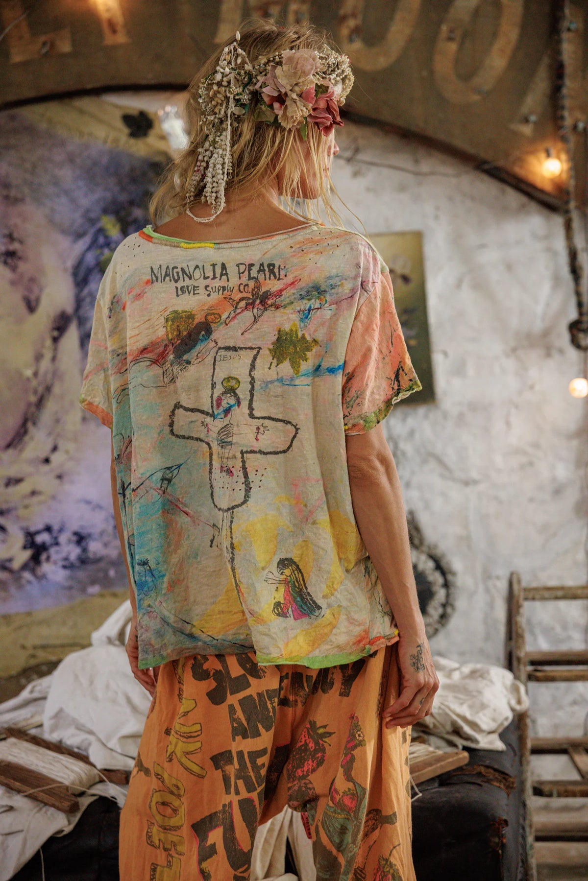 Jesus Wept Moon Phases Tee