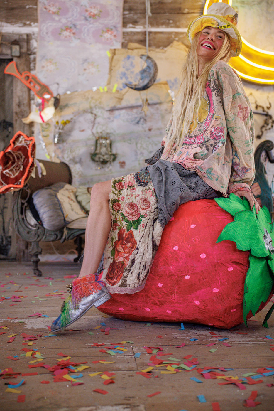 Lucky Anna Marais Sweatshirt Magnolia Pearl Clothing