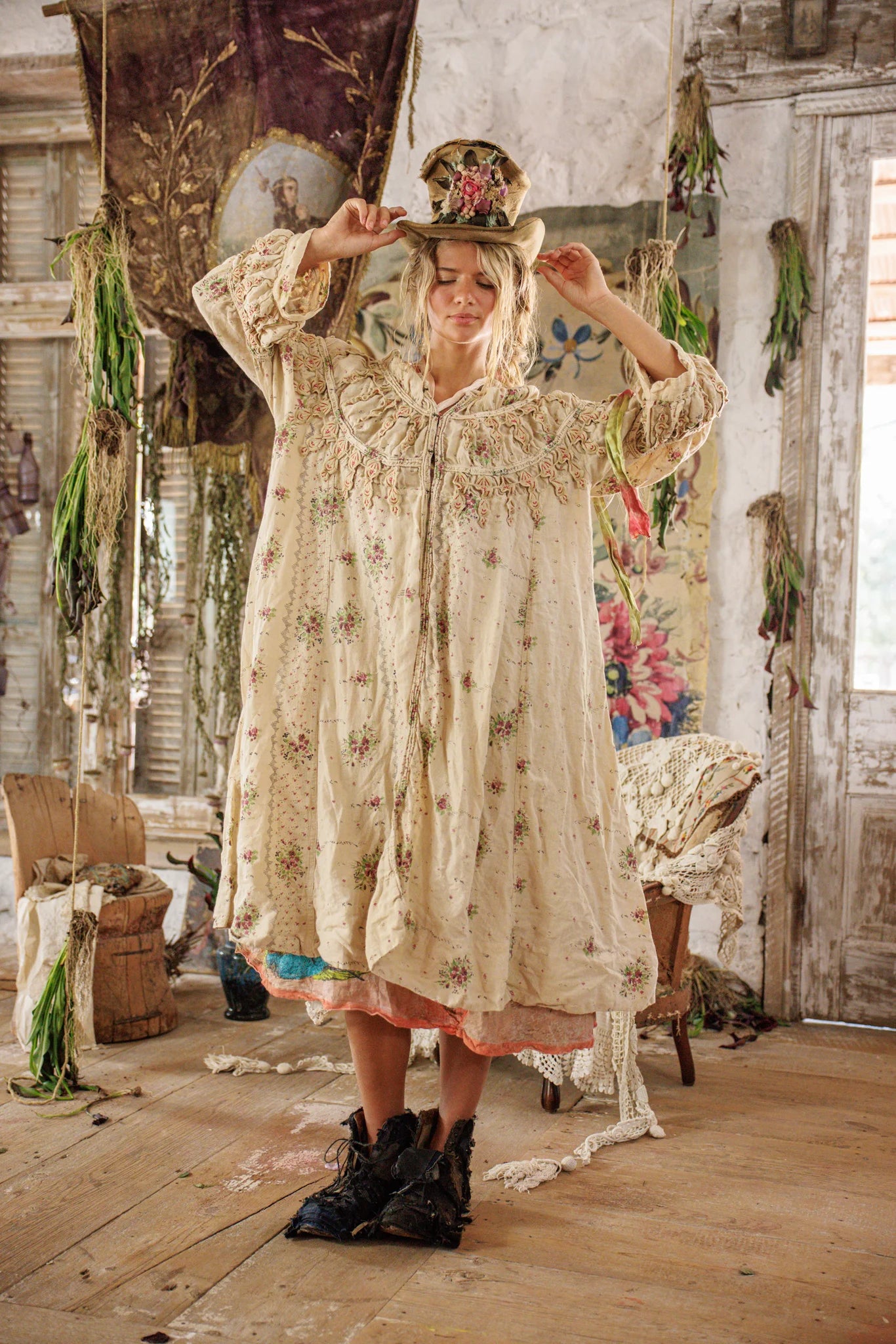 Linen Albertine Opera Coat – Magnolia Pearl Clothing
