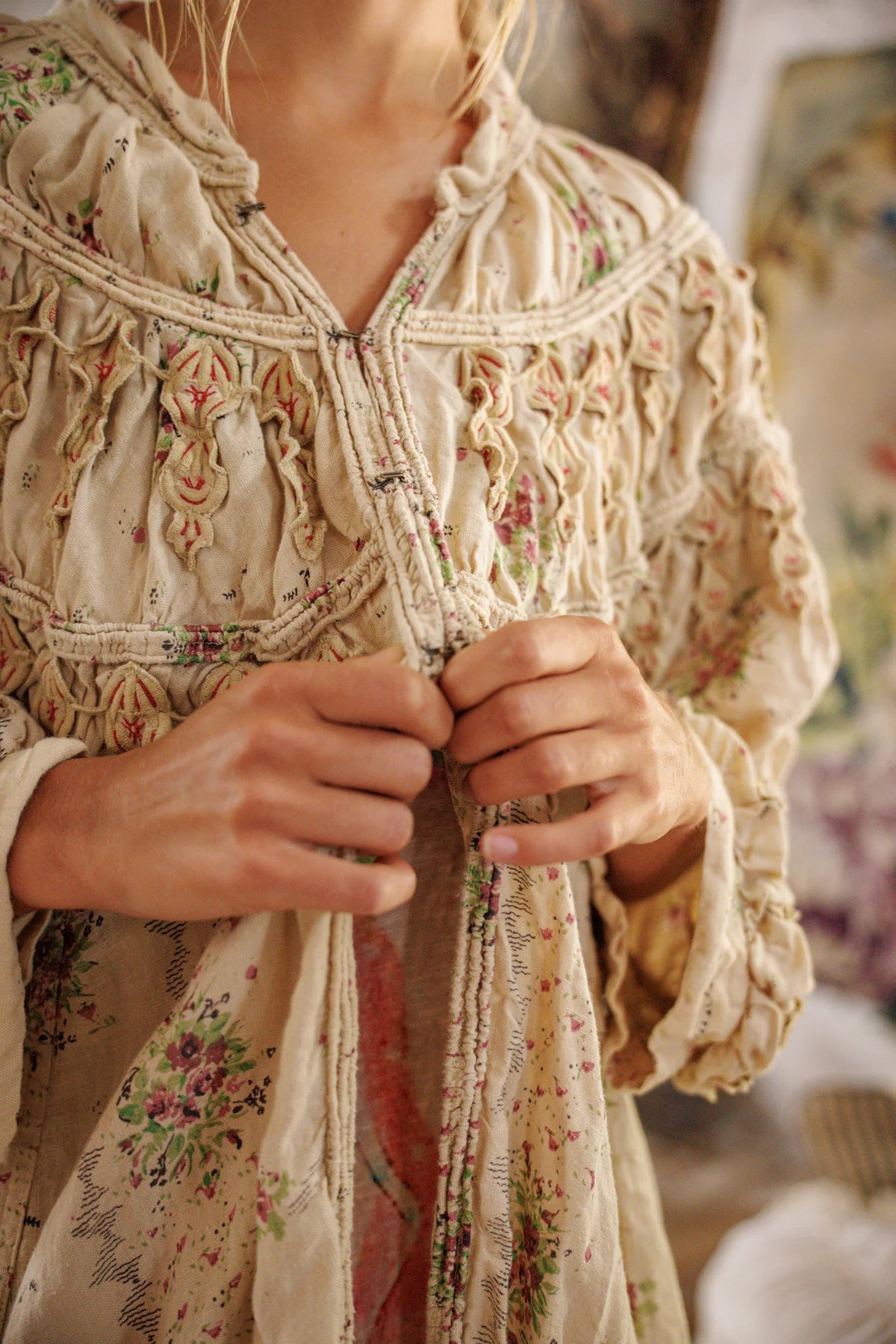 Linen Albertine Opera Coat