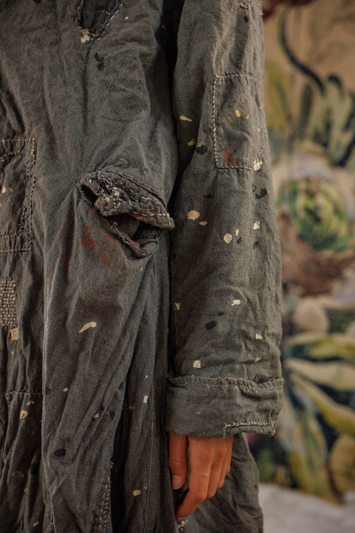 Leni Coat with Paint