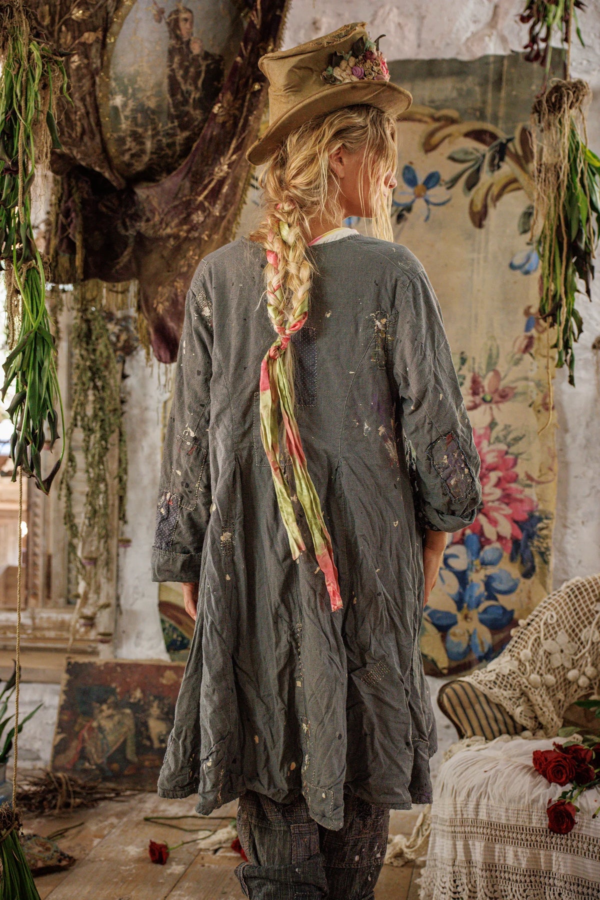Leni Coat with Paint