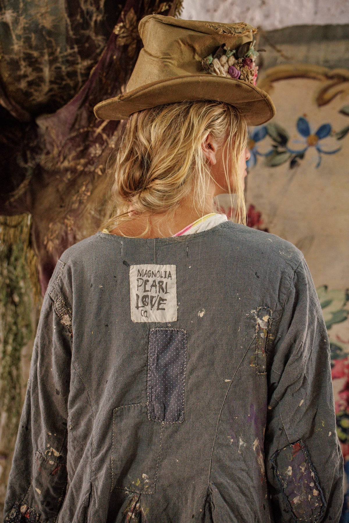 Leni Coat with Paint