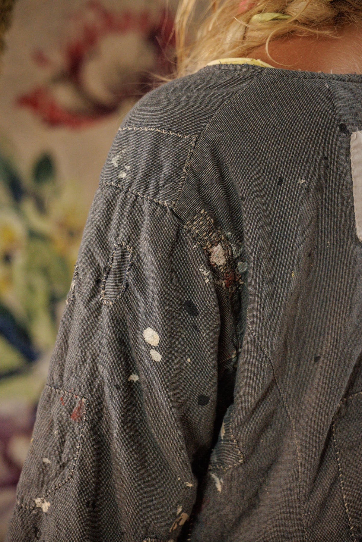 Leni Coat with Paint