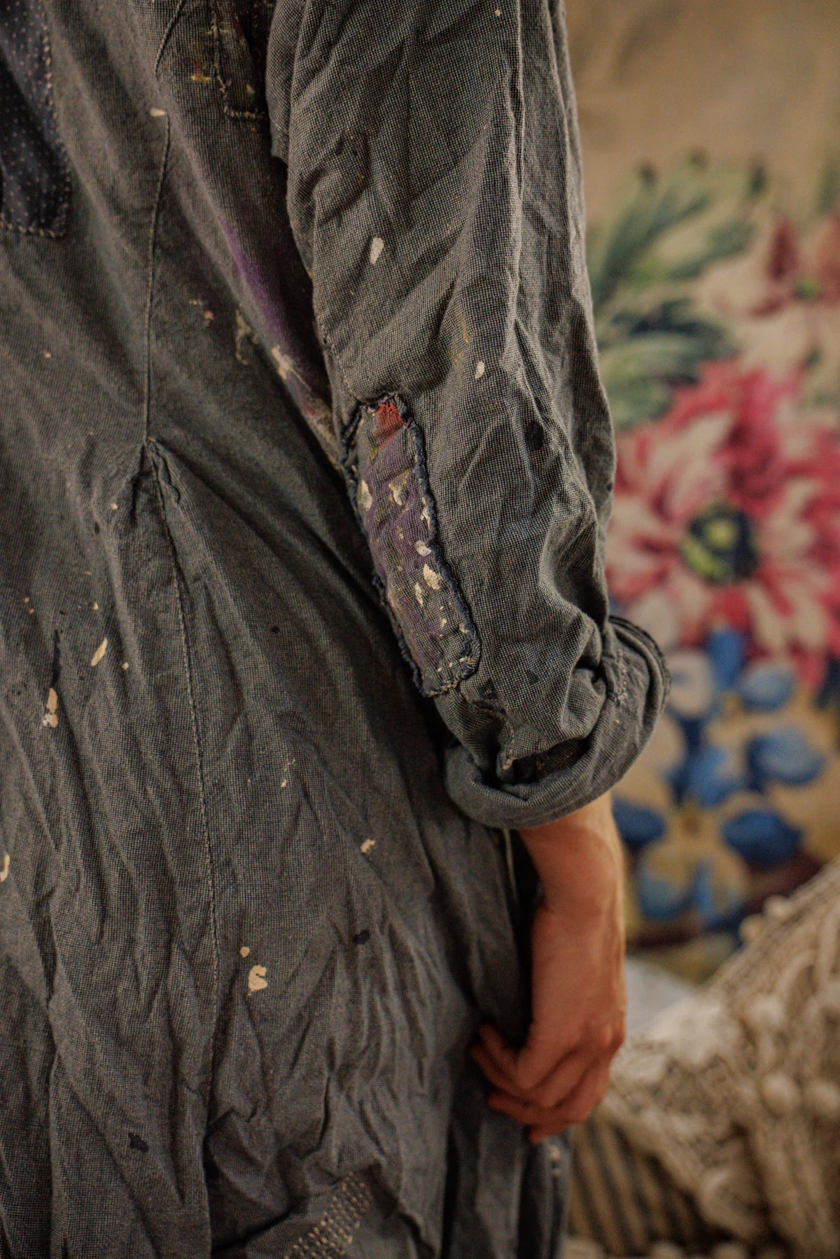 Leni Coat with Paint