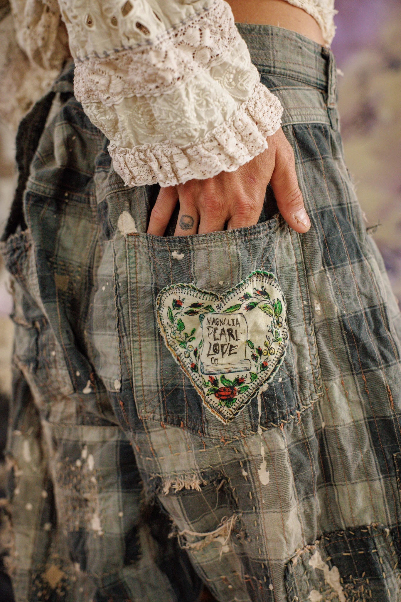 Patchwork Miner Pants – Magnolia Pearl Clothing