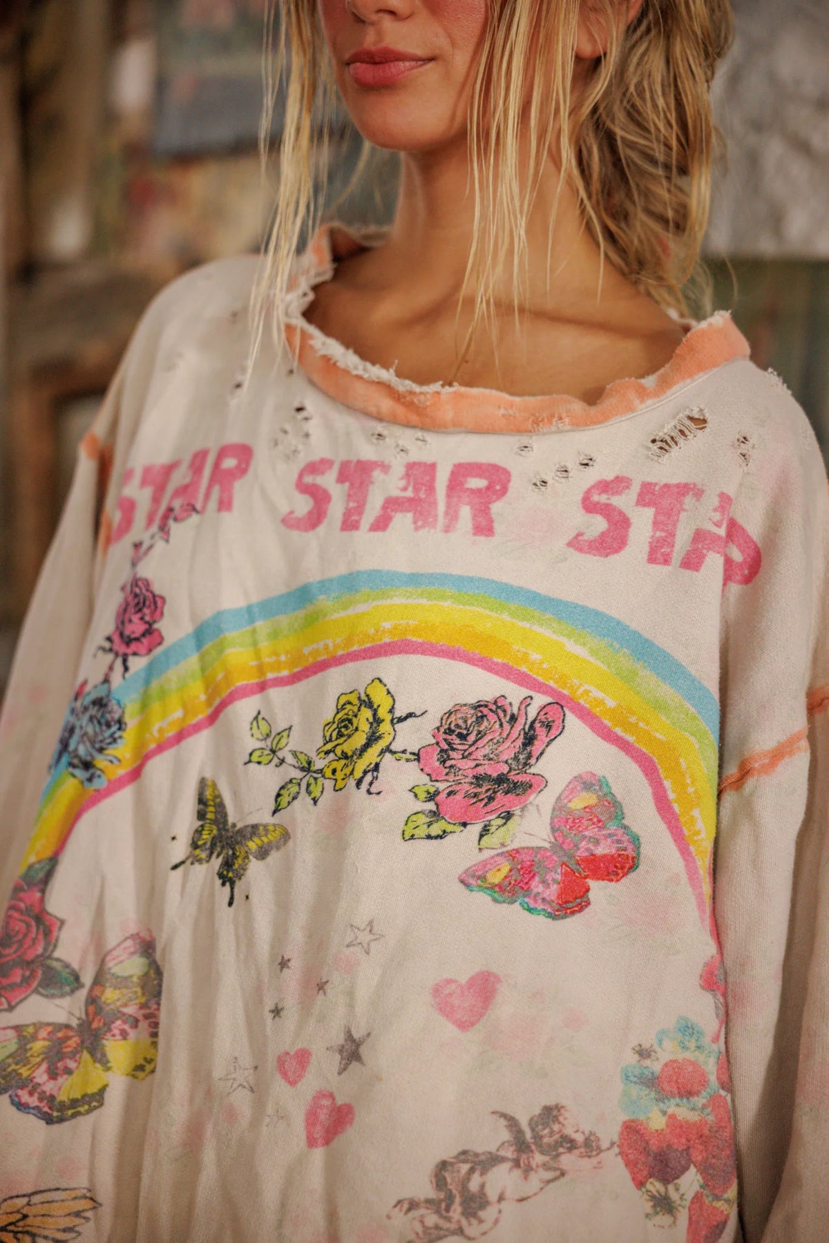 Sweatshirt Star Wild and Free Hermosa 