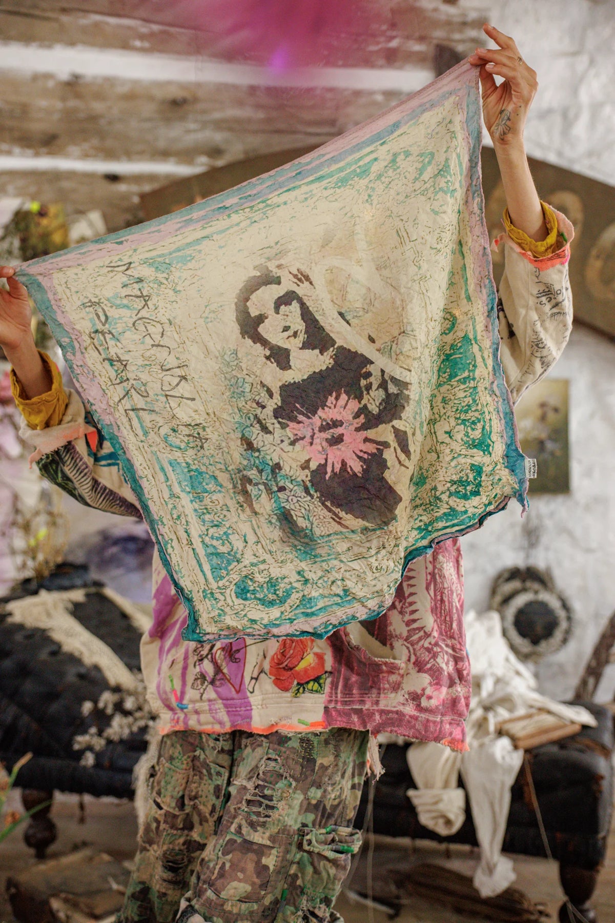 Ave Maria Handkerchief