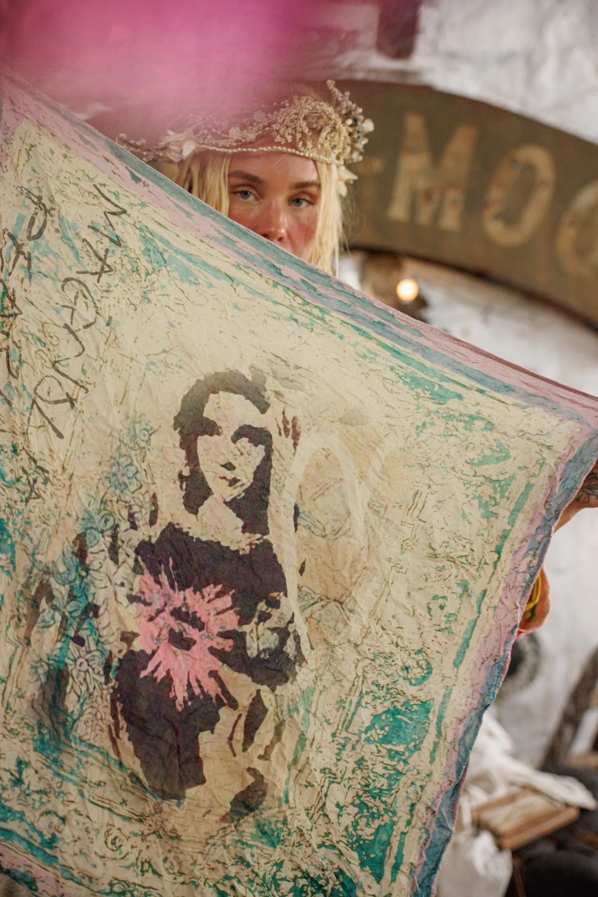 Ave Maria Handkerchief
