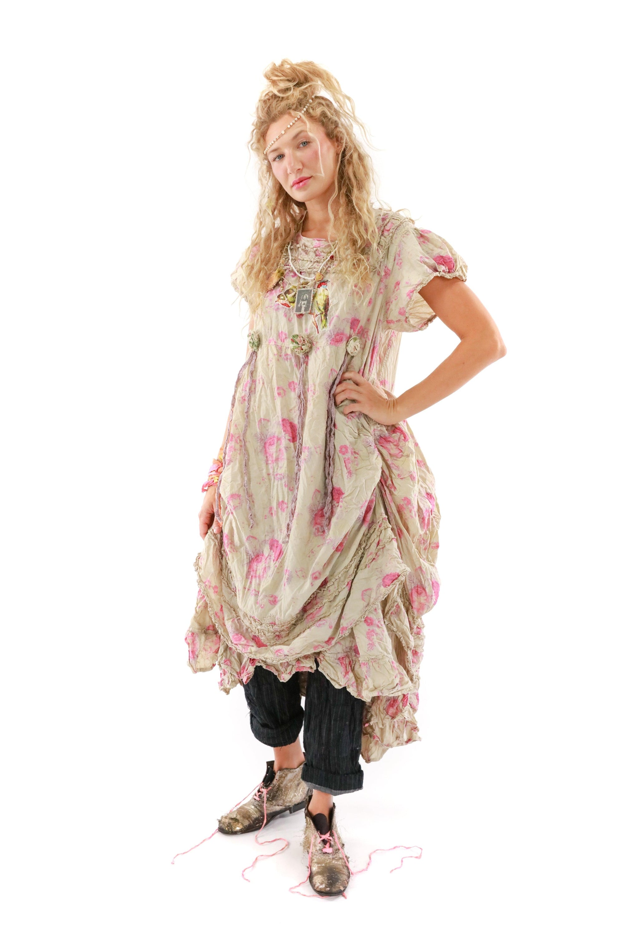 Jovenelle Gather Dress - Magnolia Pearl Clothing