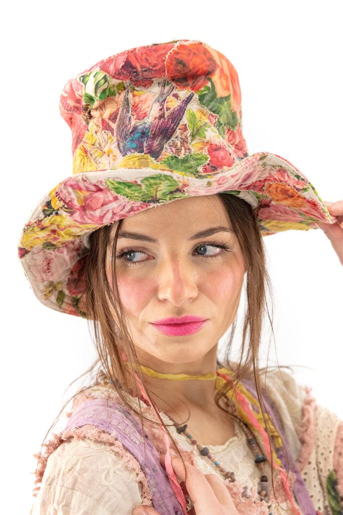 Floral Hemingway Top Hat