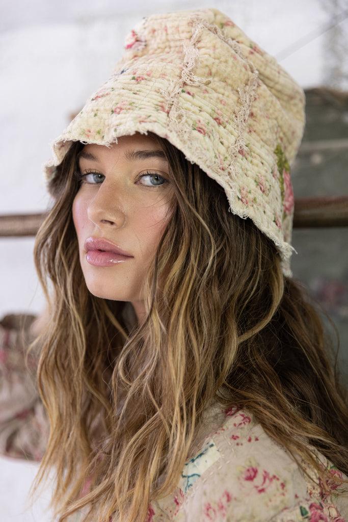 Jane Frayed Patchwork Bucket Hat