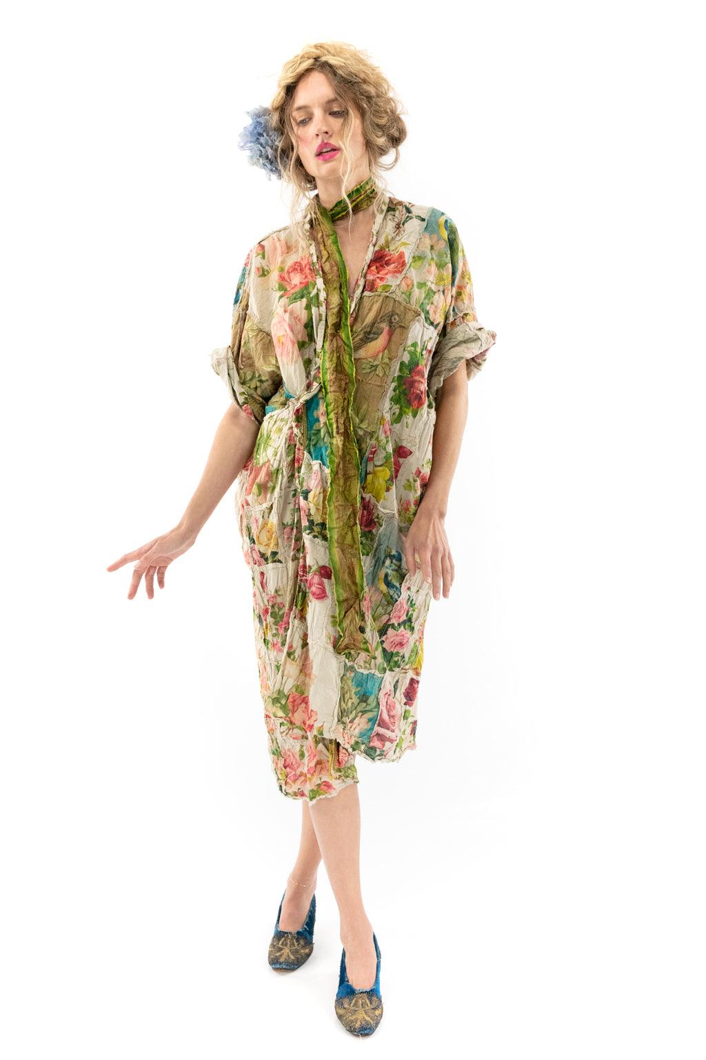 Patchwork Bird Vijji Kimono - Magnolia Pearl Clothing