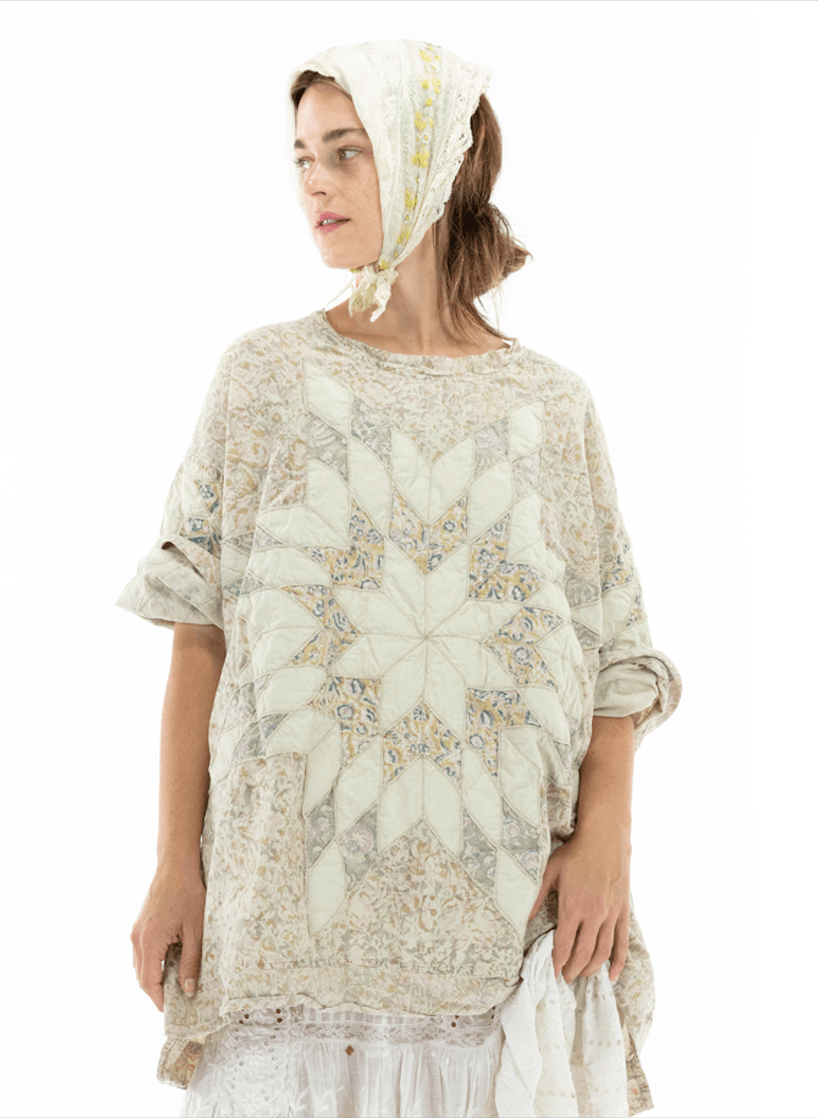 Quilted Oversized Francis Top - Magnolia Pearl Clothing